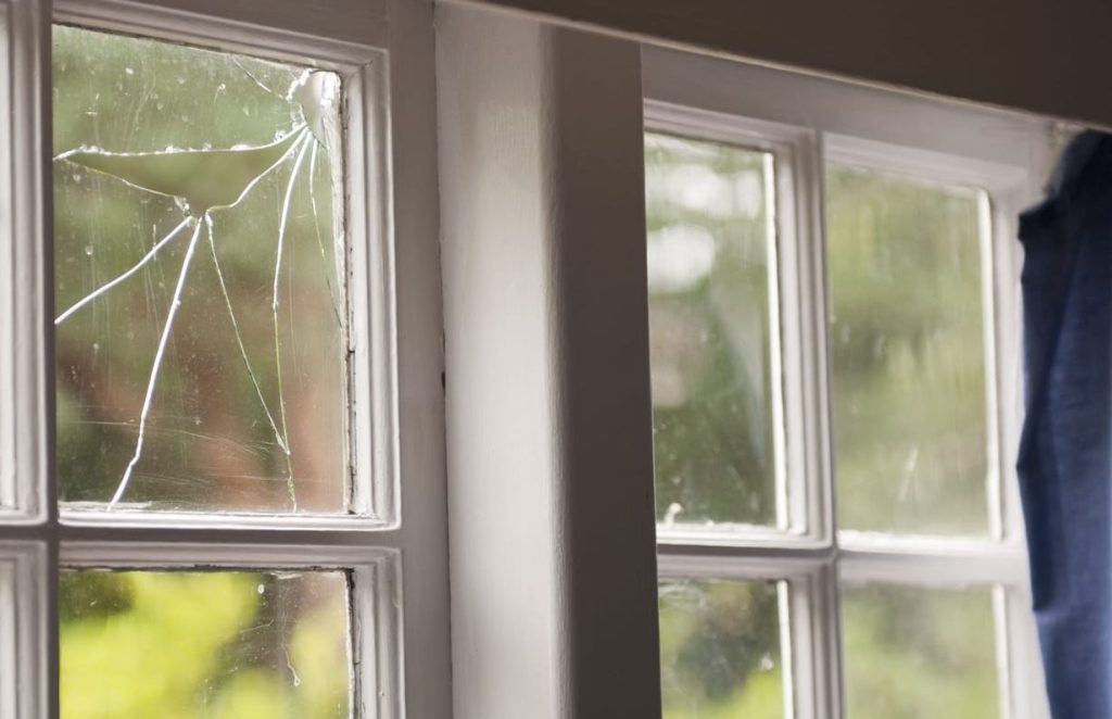 Broken Glass in Older Homes